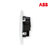 ABB开关插座面板套装由艺系列白色五孔插座86型二三极墙壁电源插座开关面板套餐合集(五孔插座)第4张高清大图