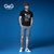 G&G2017夏季新品欧美风字母印花男士短袖T恤青年修身男装T恤上衣(黑色 L)第5张高清大图