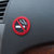 那卡汽车禁烟车贴 车内禁止吸烟车贴 NO SMOKING标志车贴 请勿吸烟警示牌(三个装)第2张高清大图