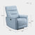 左右功能单椅现代简约皮艺单人小户型沙发卧室多功能懒人躺椅5033(吉祥如意蓝（M5554电动） 单人位)第6张高清大图
