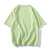 集野短袖男潮牌夏季薄款T恤2022设计感小众男士休闲运动T恤(绿色 M)第4张高清大图