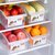 居家家抽屉式冰箱收纳盒厨房食品级水果蔬菜鸡蛋盒冷藏保鲜储存盒(大号带滚轮【4个装】)第3张高清大图