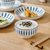 日式创意饭碗家用陶瓷碗小汤碗4个瓷碗吃饭碗碟套装和风陶瓷餐具(4只装4.5英寸饭碗（千叶草） 默认版本)第3张高清大图