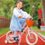永 久 （FOREVER）儿童自行车男女款小孩单车脚踏车儿童自行车宝宝童车14寸/16寸 复古款自行车(粉色 14寸)第8张高清大图