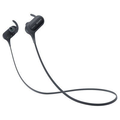 Sony/索尼 MDR-XB50BS 无线蓝牙运动耳机入耳后挂式防水手线线控(黑色)