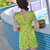雅凯诗连体裙式泳衣女遮肚显瘦日式小清新花朵泳衣L-3XL大码60102(黄色 XL)第4张高清大图