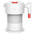 德尔玛电热水壶1秒折叠小如汉堡 烧水 冲奶 咖啡 通过欧盟RoHS FDA认证DEM-DH202白第4张高清大图