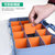 美耐特塑料盒乐高收纳盒长方形分类分格零件工具螺丝盘配件小盒子(双面相同零件盒（手提式30格）)第3张高清大图