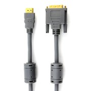 CE-LINK 4011 DVI转HDMI高清数据线（24K镀金端子 高密度无氧铜导体 隔离电磁干扰 ）2米 灰色