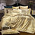 唐蔚床上用品贡缎提花欧式奢华四件套件被套床单枕套(艾瑞拉紫兰)第4张高清大图