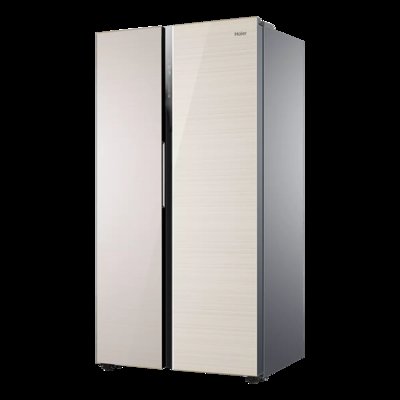 海尔冰箱5 39升对开门双门冰箱 大容量双门冰箱超薄 风冷无霜 多路送风电冰箱 539升双变频+彩晶面板+轻奢金