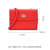 蔻驰 COACH 奢侈品 女士专柜款皮革单肩斜挎包翻盖钱包小号红色 311 B4AQ5(红色)第3张高清大图