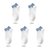 南极人袜子女士短袜浅口船袜可爱薄款春夏季日系夏天运动网红潮袜(蓝条纹 5双装)第3张高清大图
