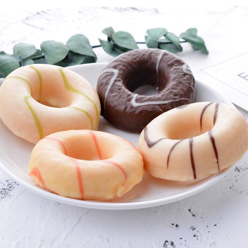启芬巧克力甜甜圈5枚-20枚整盒涂层蛋糕早餐下午茶小点心休闲零食