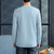 富贵鸟男士2021年秋季新款纯色印花T恤时尚都市潮流韩版百搭长袖(黑色 M)第5张高清大图