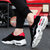 卡郎琪 男士新款气垫运动鞋青年休闲鞋透气网面板鞋闪电跑步韩版男鞋子潮XD-A943(XD-A943黑红色 42)第3张高清大图