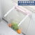 厨房折叠壁挂式垃圾桶家用厕所卫生间纸篓收纳桶塑料袋支架垃圾架(经典款垃圾桶[珠光粉] 默认版本)第3张高清大图