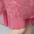 VEGININA 韩版蕾丝显瘦透气中长款显瘦透气雪纺连衣裙女 D6043(藕色 XXL)第5张高清大图