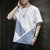 卡郎琪 潮牌男士短袖t恤夏季2020新款韩版潮流半袖体恤帅气男装大码衣服 KXP-T219(白色 M)第2张高清大图
