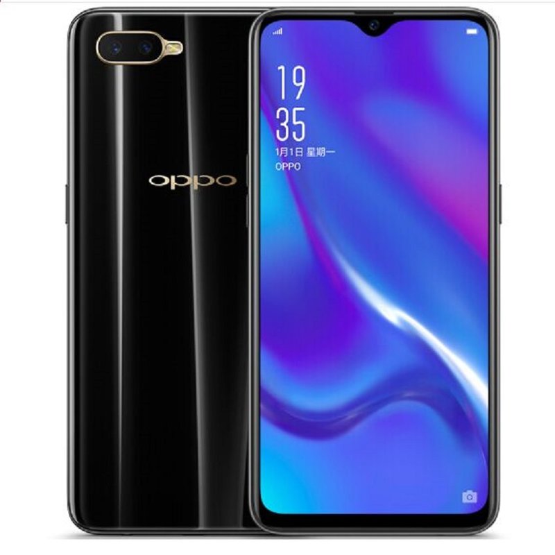 oppok1手机屏下指纹识别骁龙660游戏手机移动联通电信全网通4g64g墨玉