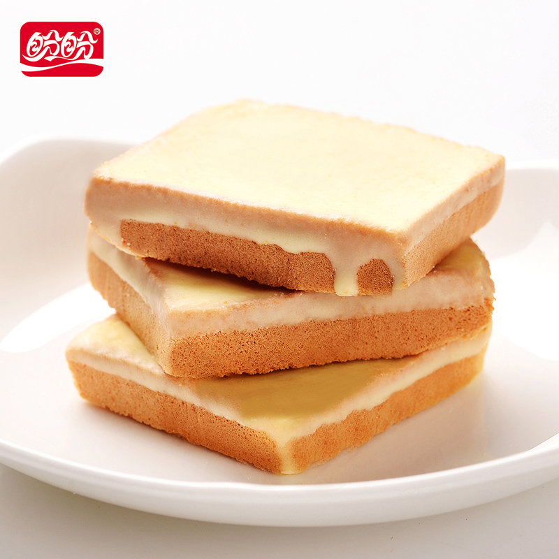 盼盼梅尼耶零食干蛋糕10枚足量100克面包干小吃奶酪食品