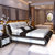 乔林曼兰 简约现代双人床皮床(紫白 1.8×2m床+床垫+床头柜×2)第4张高清大图