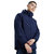 冬新款羽绒服冲锋衣三合一两件套男女时尚防水保暖户外服8370(蓝色 XL)第3张高清大图