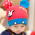 婴儿帽子秋冬季0-3-6-12个月男女宝宝帽子韩国儿童小孩毛线帽套头帽1-2岁(姜黄色)第5张高清大图