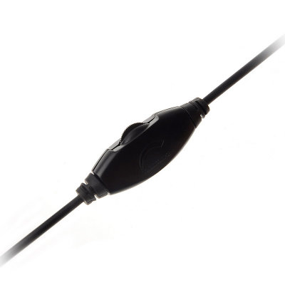 意高（ECHOTECH）CE-202 耳机 耳麦 头戴式耳麦（黑色）（音量线控装置,可手动调控音量,适合PC电脑或3.5mm接口的音乐和DVD播放器）