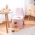 茶花凳子加厚塑料塑胶小板凳家用凳浴室家用儿童小椅子靠背椅可爱(粉色1个)第3张高清大图