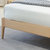 恒兴达 榉木全实木床1.8米双人床现代轻奢风格日式温莎原木床大床1.5米 木蜡油(1.5*2米框架款 床+床垫+床头柜*2)第5张高清大图