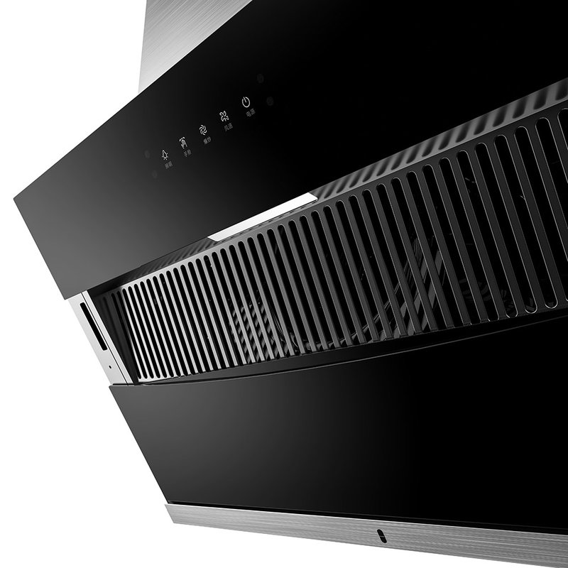 美的(midea) cxw-280-b63s 侧吸 油烟机 不锈钢