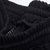 VEGININA  舒适运动裤薄款大码女裤直筒裤热裤 2949(黑色 4XL)第5张高清大图