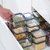 密封罐透明塑料厨房香料食品坚果咖啡豆储物罐家用五谷杂粮收纳盒(中号900ML+大号1850ML)第4张高清大图