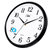 康巴丝时尚创意客厅钟表挂钟静音简约时钟C2246(黑白色)第3张高清大图
