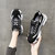 ZHR老爹鞋女运动鞋ins潮超火百搭厚底黑色休闲鞋G399F(黑色 37)第2张高清大图