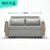 林氏木业折叠多功能沙发床两用单人双人伸缩小户型客厅家具LS182(【仿棉麻棕垫款|浅灰色】LS182SF1沙发床（1.5米） 1.5米-1.8米)第6张高清大图
