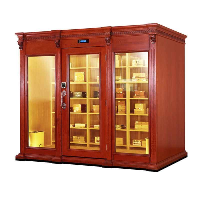 索比亚 雪茄房 恒温恒湿雪茄柜 雪松木保湿柜家用冷藏恒温酒柜(一)