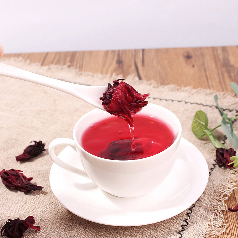 【囍尚堂】洛神花茶45g/罐 洛神花干玫瑰茄花果茶果脯茶落神花水果茶