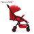 荷兰mamabebe婴儿推车可坐可趟 轻便折叠 蜂鸟型宝宝推车伞车婴儿车(高贵紫)第5张高清大图