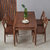 A家 实木餐桌椅组合 原木色橡胶实木饭桌 现代餐家具1.2米小户型饭桌套装 现代简约(餐桌 默认)第3张高清大图