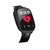 【关珊】测心率血压 老人手表 智能电话手表 血压手表智能防水动静态心率监测来电提醒短信运动计步 智能手表(黑色)第3张高清大图