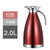 乐丽诗不锈钢真空保温壶大容量家用咖啡茶壶(201款红色 默认)第5张高清大图