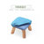 优涵家具实木蘑菇小凳 呆萌迷你儿童板凳 换鞋凳(藏青色 单个凳子)第5张高清大图
