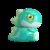 蓝帽子儿童玩具恐龙电动感应玩具会动的霸王龙三角龙智能机器人(剑龙 AR恐龙)第4张高清大图