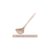 家用小麦秆塑料大号汤勺简约素色长柄稀饭勺多用途厨房餐具汤勺(咖啡色（大号）)第7张高清大图