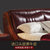 银卧欧式双人床真皮床1.8 新中式皮床美式实木床欧宝家居(啡红色 床+乳胶床垫)第3张高清大图