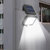 太阳能人体感应灯户外分体式庭院灯太阳能充电壁灯车库照明路灯(太阳能108COB分体感应(2格)单 模式 5W)第3张高清大图