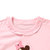 迪士尼宝宝  宝宝长袖肩开套装 婴幼儿内衣 棉上衣裤子  春秋款(粉色6956908548462 73cm)第3张高清大图