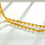 零兑金 足金黄金项链男士 珠金橄榄项链 时尚休闲金项链 约13.0-13.13g第4张高清大图